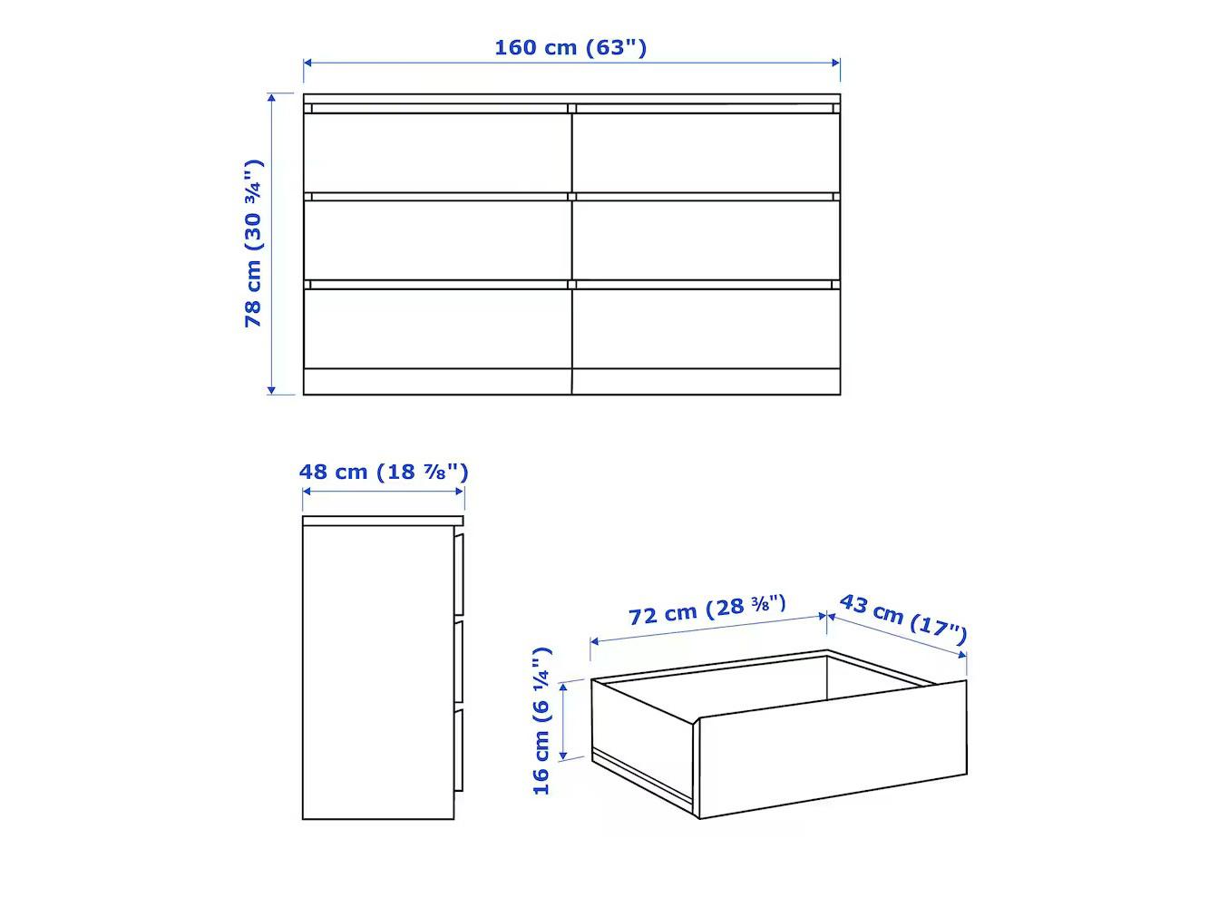 Мальм 23 brown ИКЕА (IKEA) изображение товара