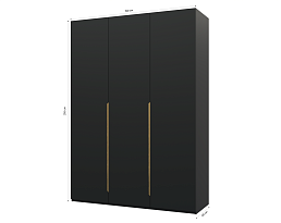 Изображение товара Пакс Альхейм 13 black (gold) ИКЕА (IKEA) на сайте bintaga.ru