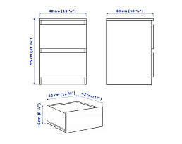 Изображение товара Мальм 113 white ИКЕА (IKEA) на сайте bintaga.ru