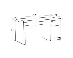 Изображение товара Мальм 413 white ИКЕА (IKEA) на сайте bintaga.ru